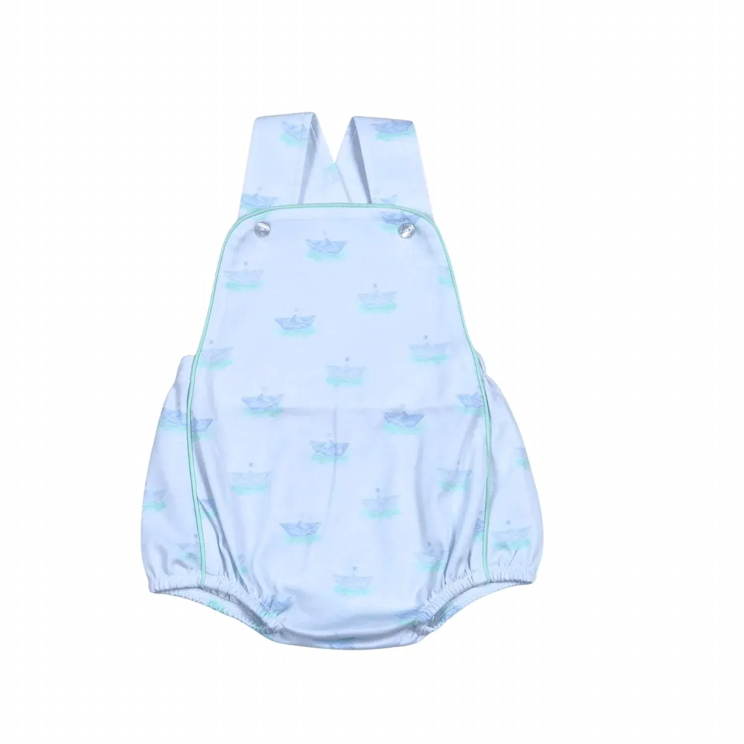 Детский боди-комбинезон с принтом Paper Boats Sun Bubble BABY LOREN, синий