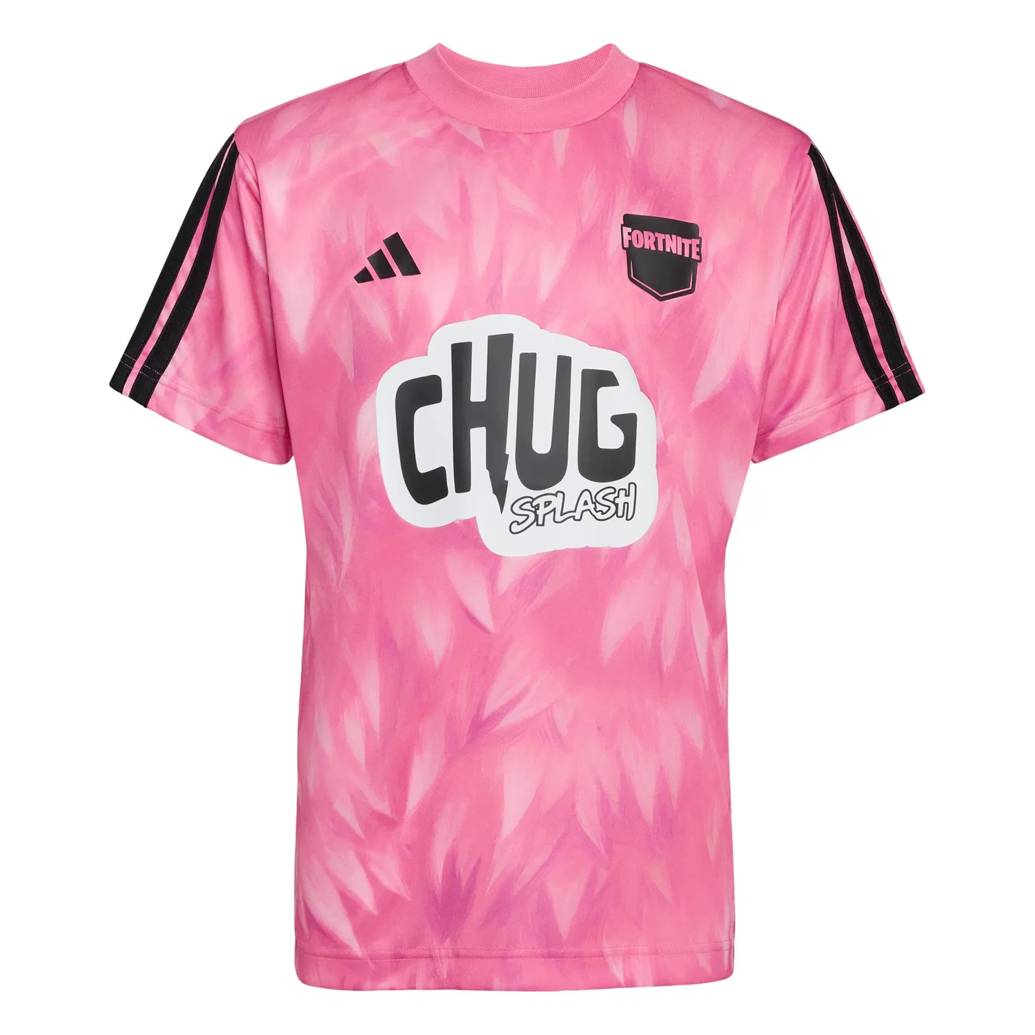 Спортивная футболка Adidas Sportswear Performance Shirt Adidas x Fortnite Cuddle Team Leader розового цвета