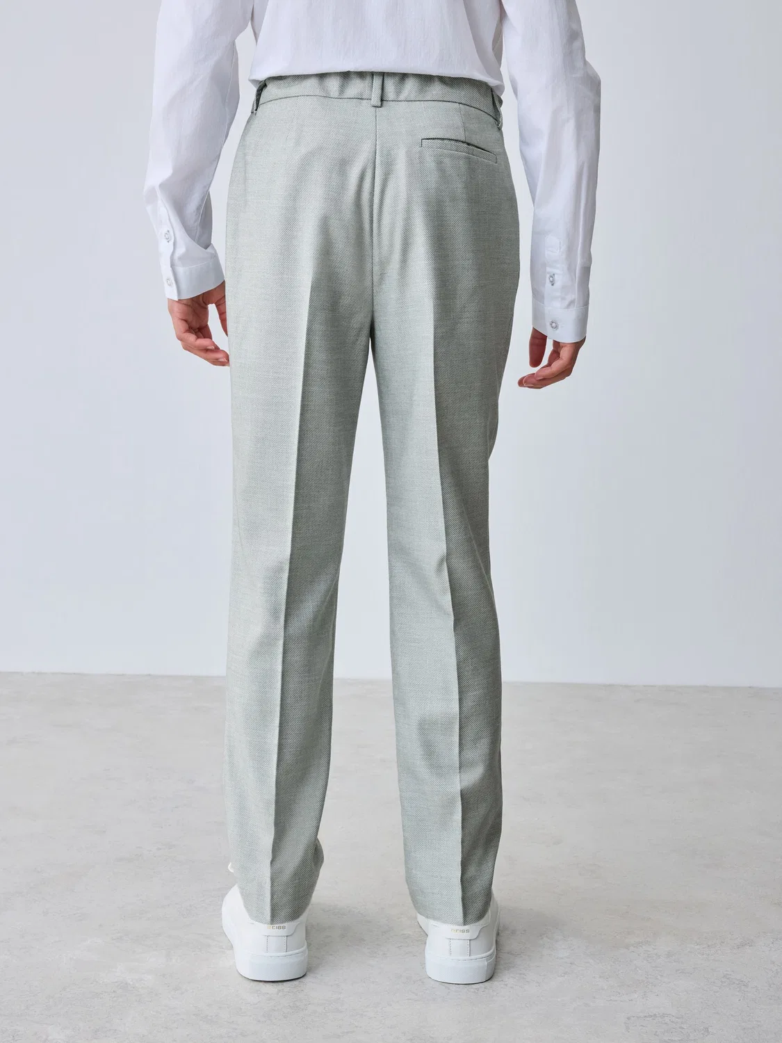 Брюки классические, модель Suit Trousers Baker by Ted Baker, серый — фото 2