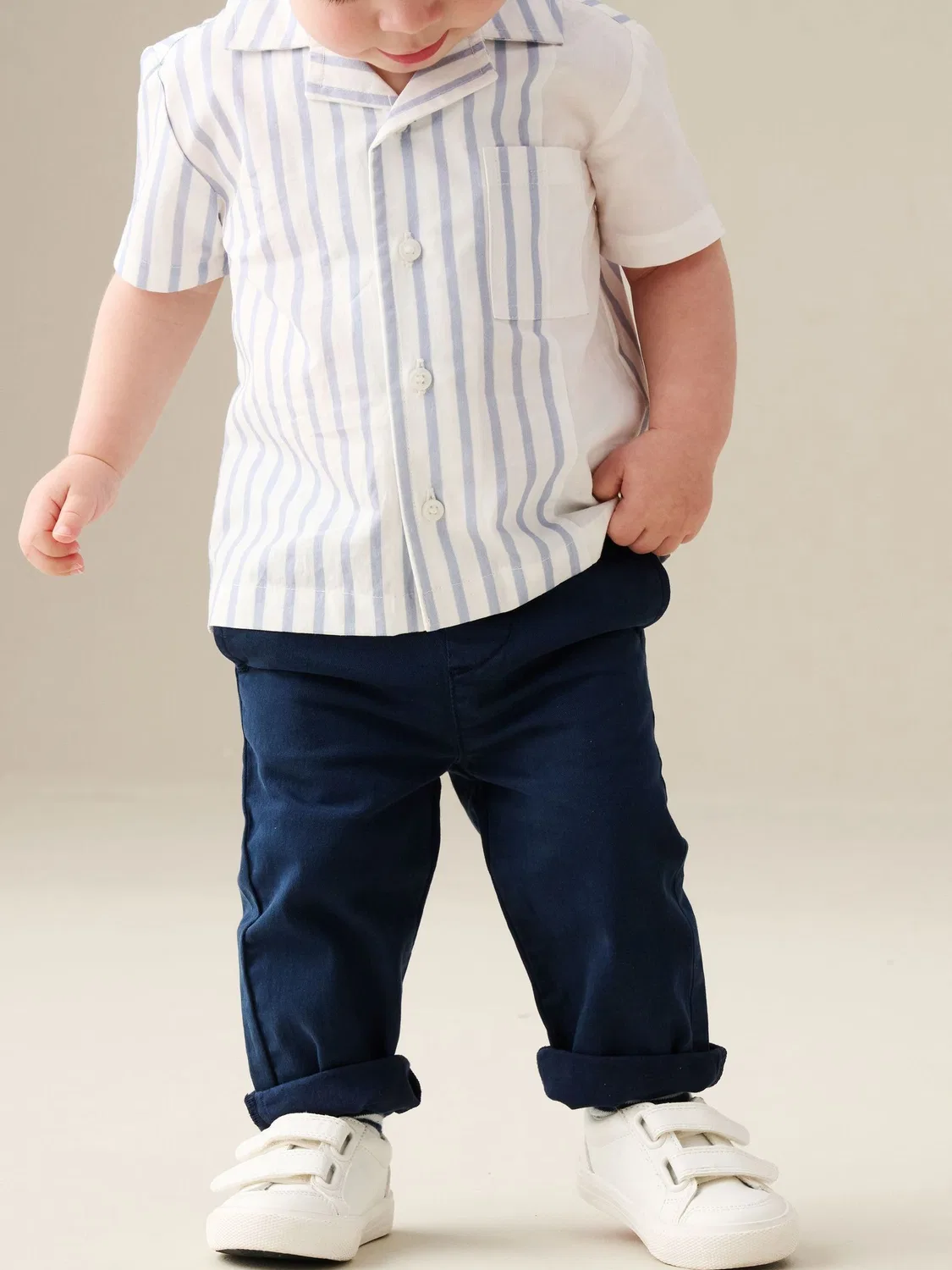 Чиносы slim fit, Harrison Angel & Rocket, синие — фото 3