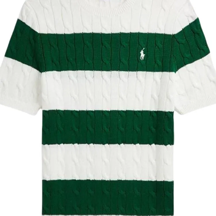 Вязаный свитер с круглым вырезом, мультиколор, Polo Ralph Lauren — фото 4