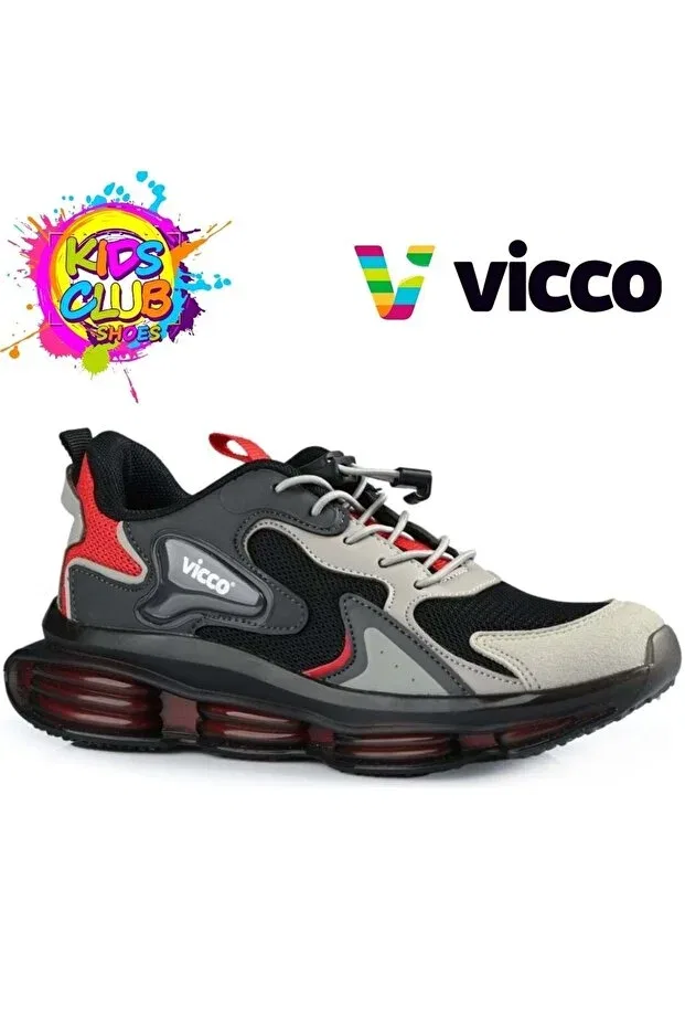 Детские ортопедические спортивные кроссовки для девочек Vicco, Black