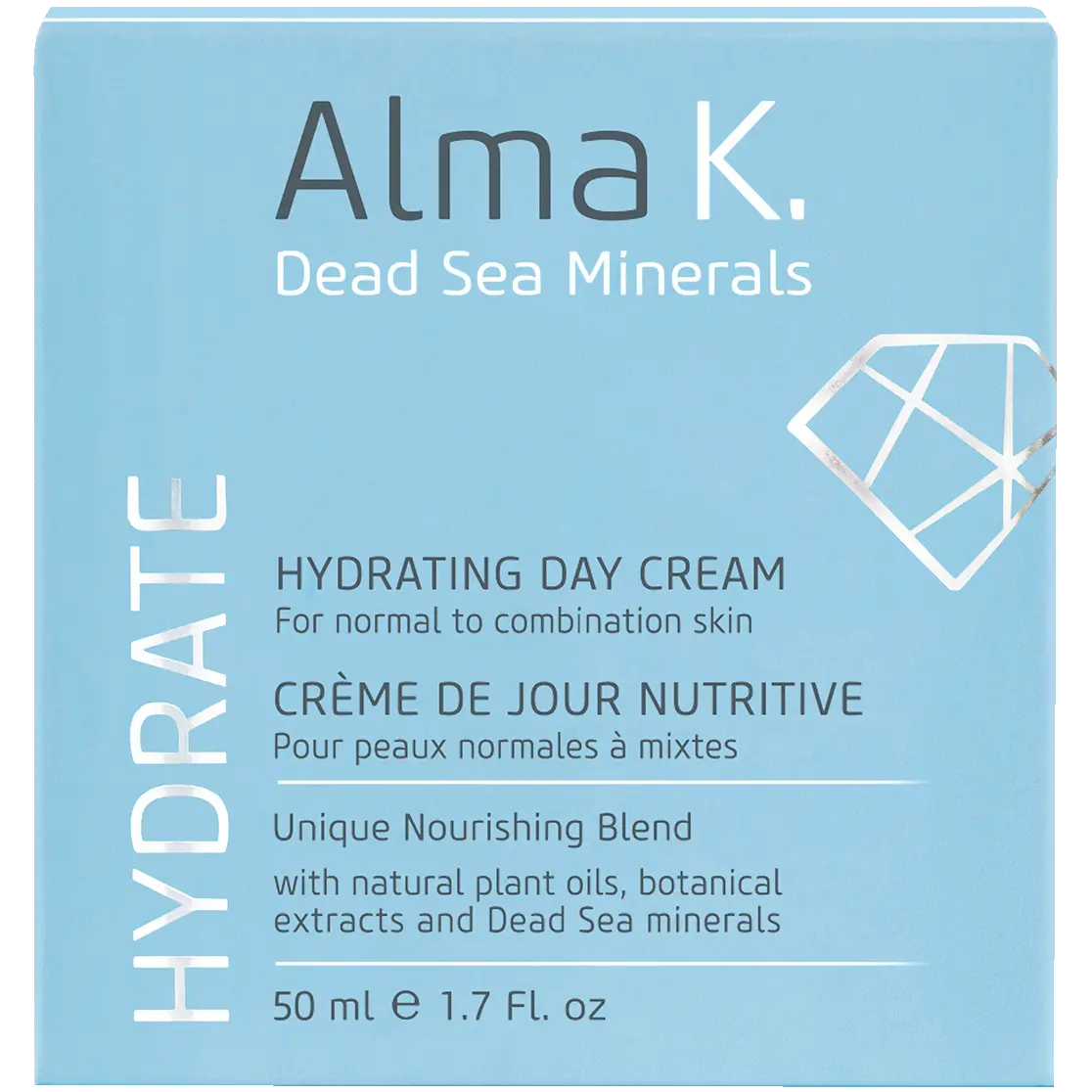 Крем для лица Alma K. — Hydrate увлажняющий дневной для нормальной и комбинированной кожи, 50 мл — фото 3