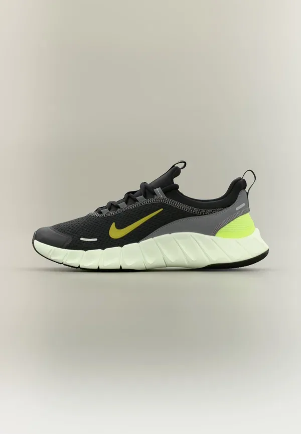 Кроссовки с дышащей сеткой Free Ride Nike Performance, Black/Saffron Quartz/Pencil Point/Volt Ice/Volt Tint, черный