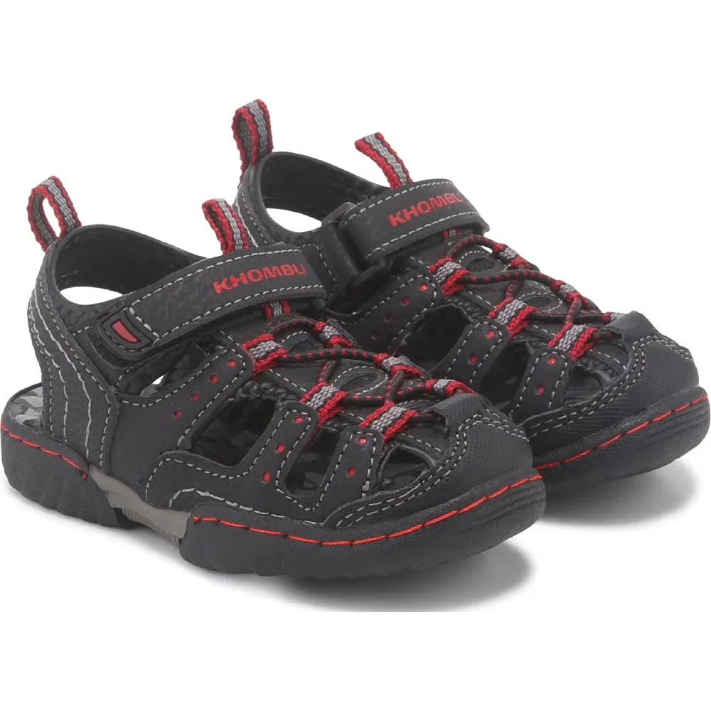 Детские сандалии Kyle для малышей Khombu, Black/Red
