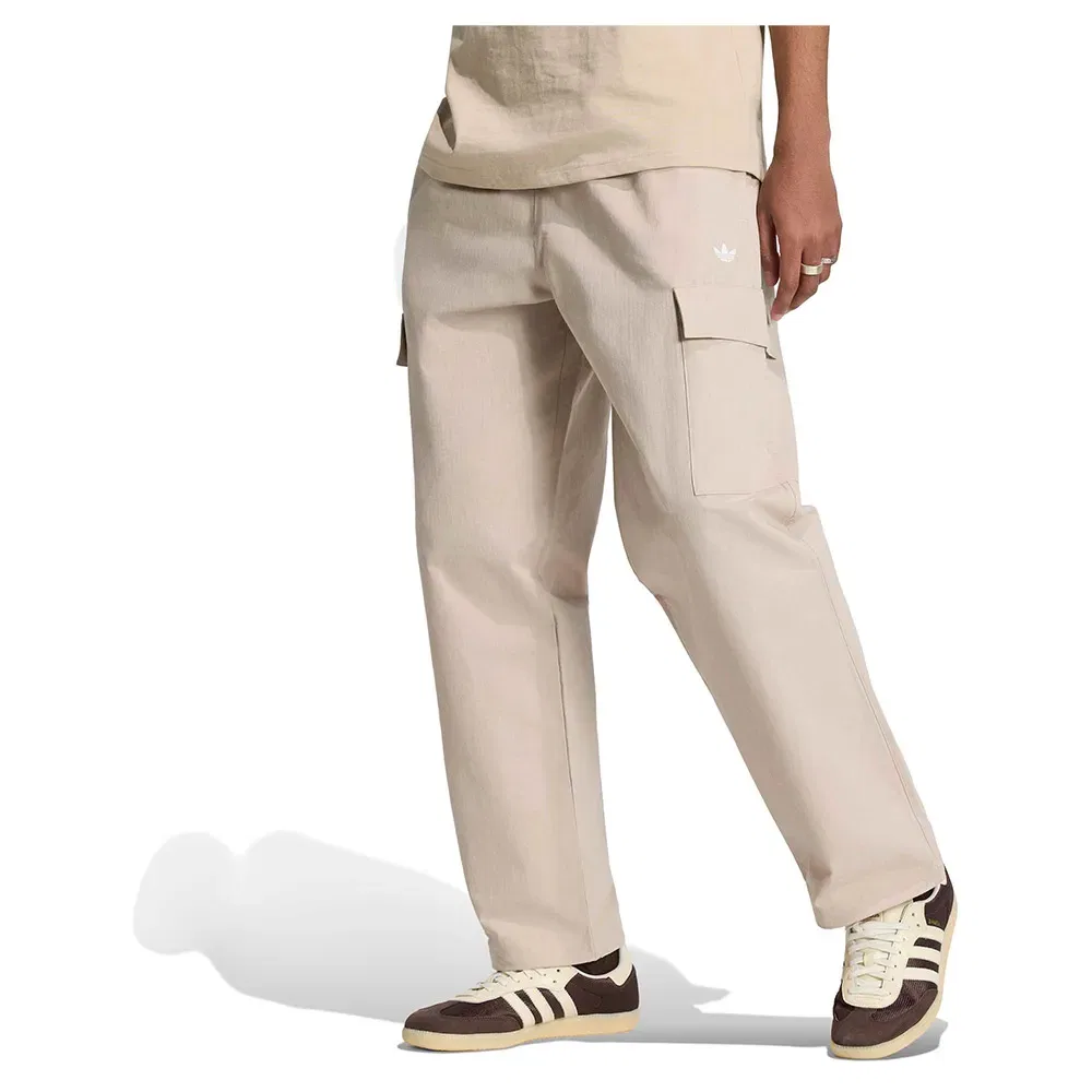 Брюки карго Trefoil Essentials Adidas Originals, бежевый