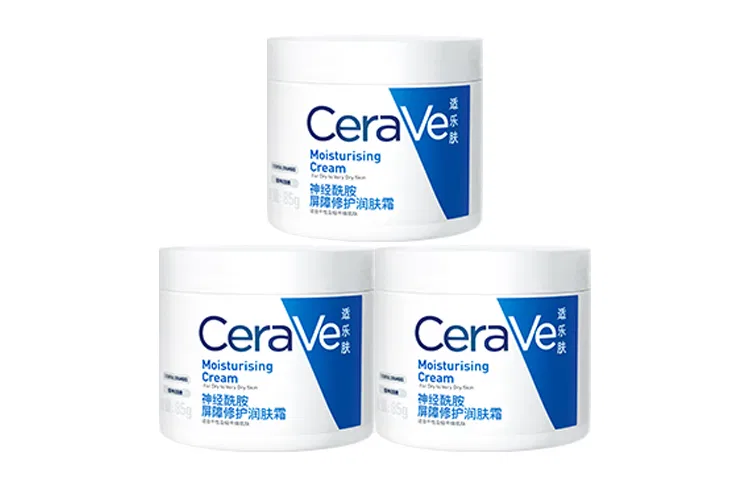 Женский увлажняющий крем для лица CeraVe, 85 г*3, C Cream, Blue
