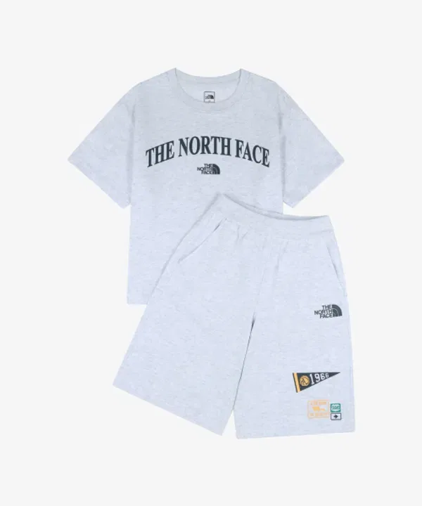Футболка с коротким рукавом детская The North Face, серый