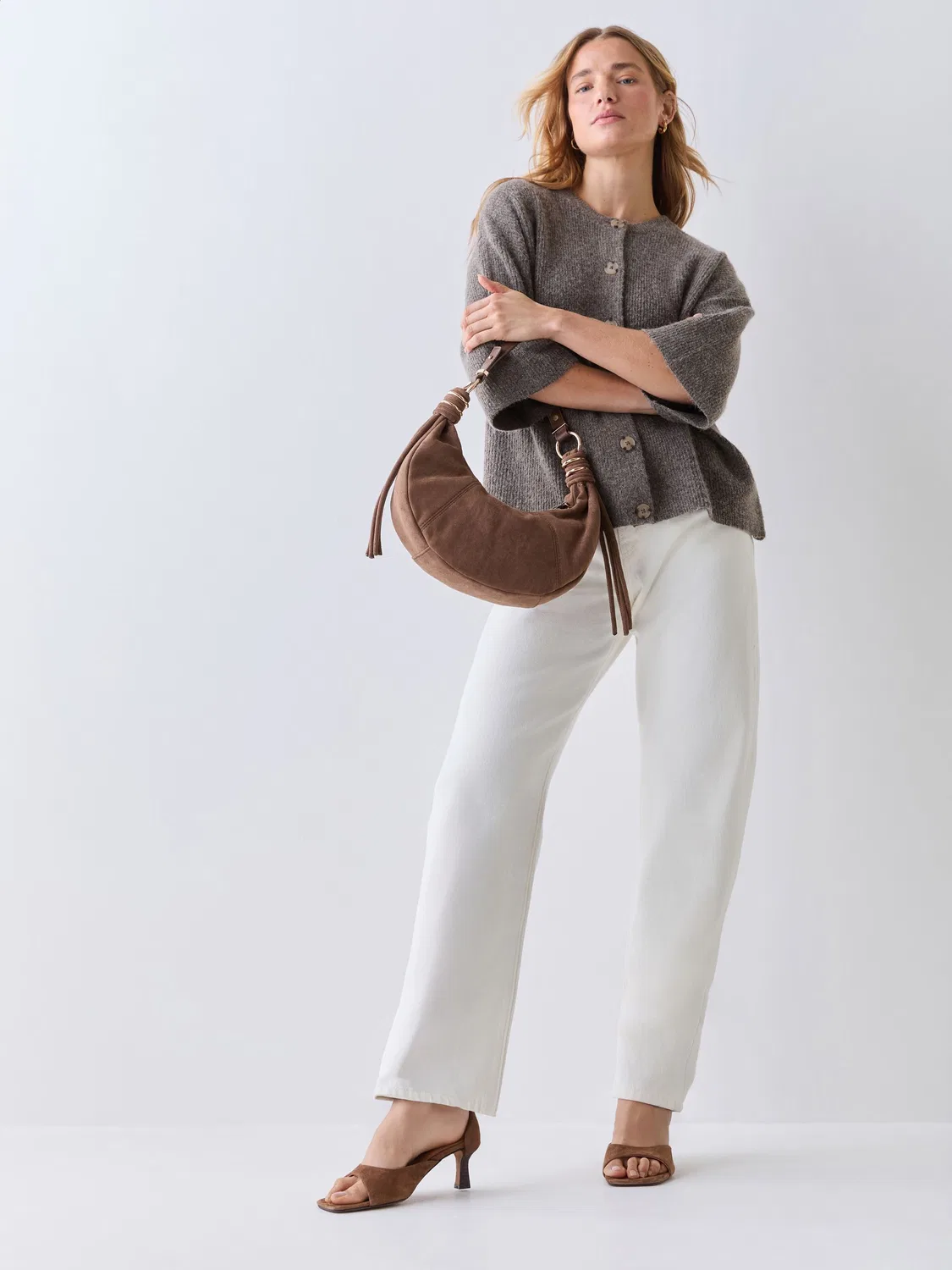 Джинсы, широкие Levi's Truth Slip White Levi's, белый — фото 2