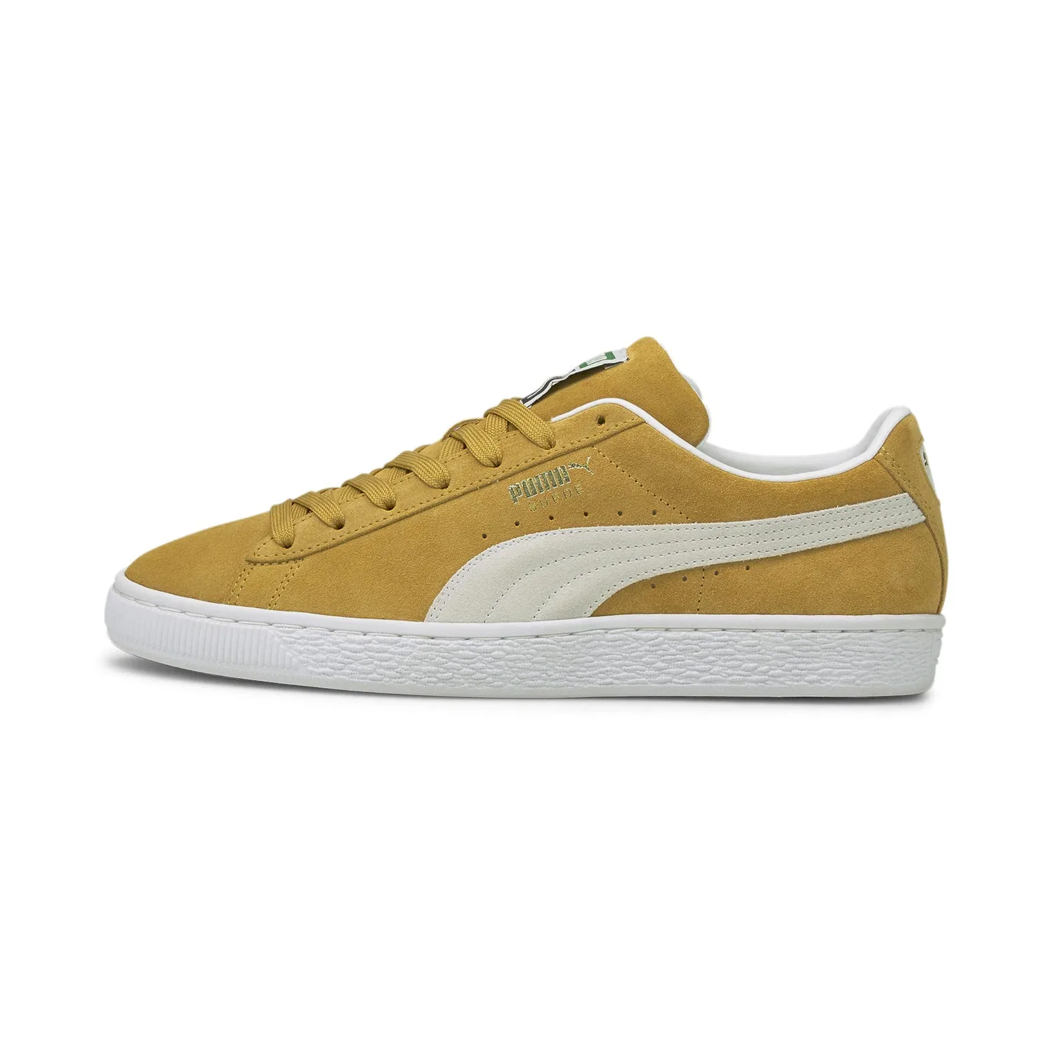 Детские кроссовки для мальчиков замшевые Suede Classic XXI PUMA, Honey Mustard