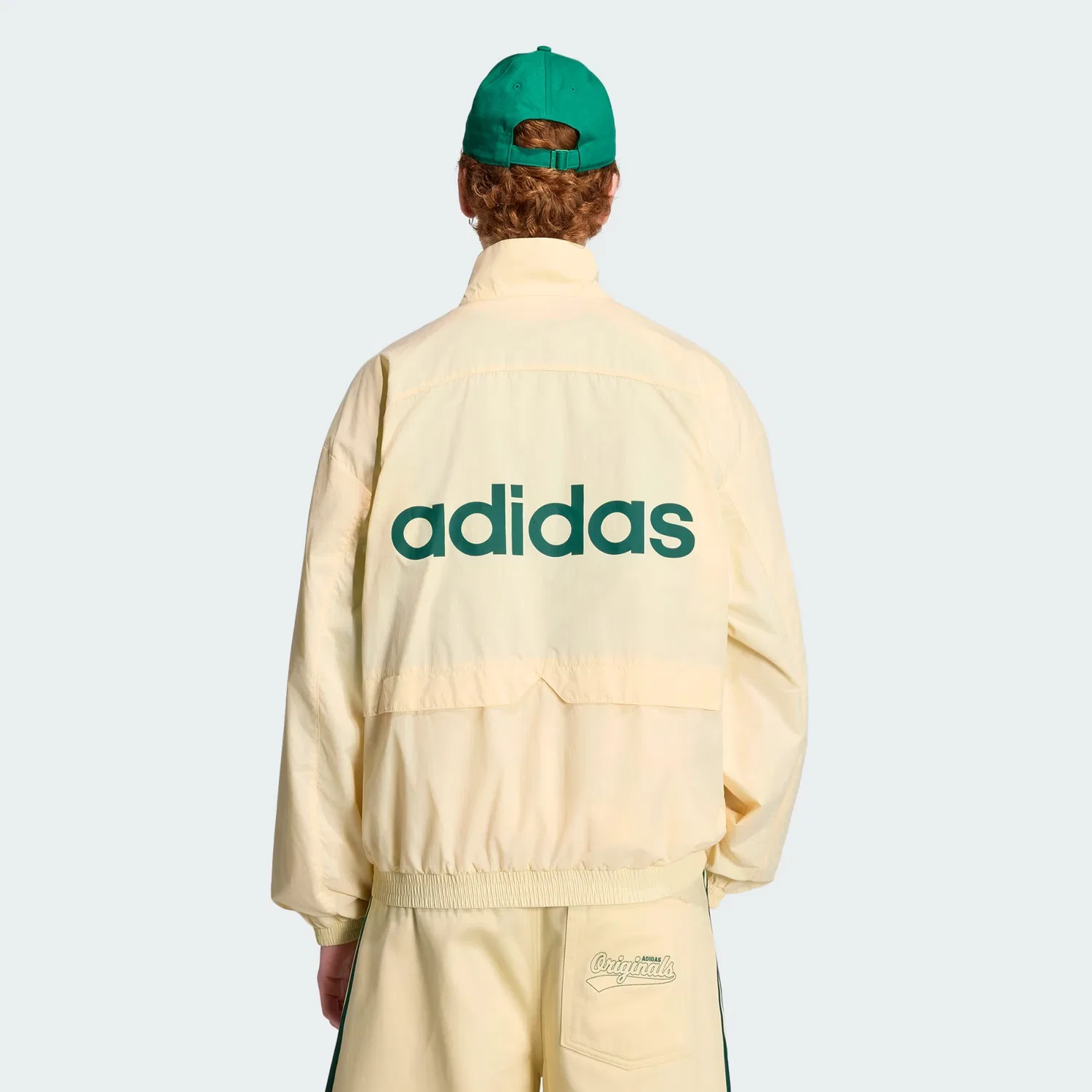 Мужская олимпийка свободного кроя Munich 93 Tracktop Adidas Originals, теплый ванильный — фото 2