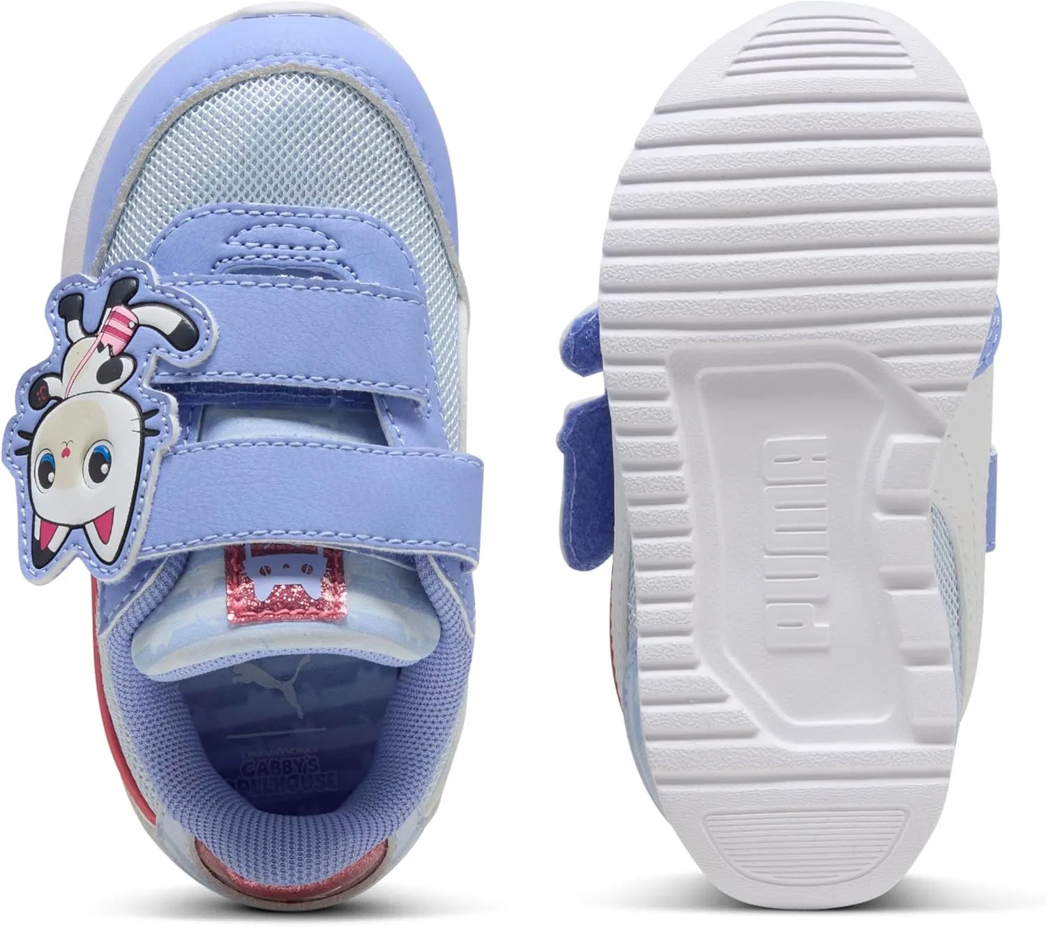 Детские кроссовки для девочек Gabby's Dollhouse PUMA, Intense Lavender-Puma White-Wild Pink — фото 4