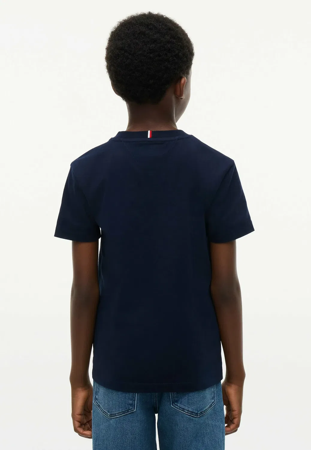 Футболка унисекс с принтом флага от Hilfiger Tommy Hilfiger, Dark Blue — фото 3