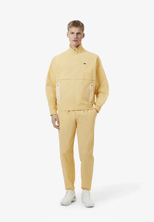 Спортивные брюки Lacoste, прямая форма, однотонные, синий — фото 2