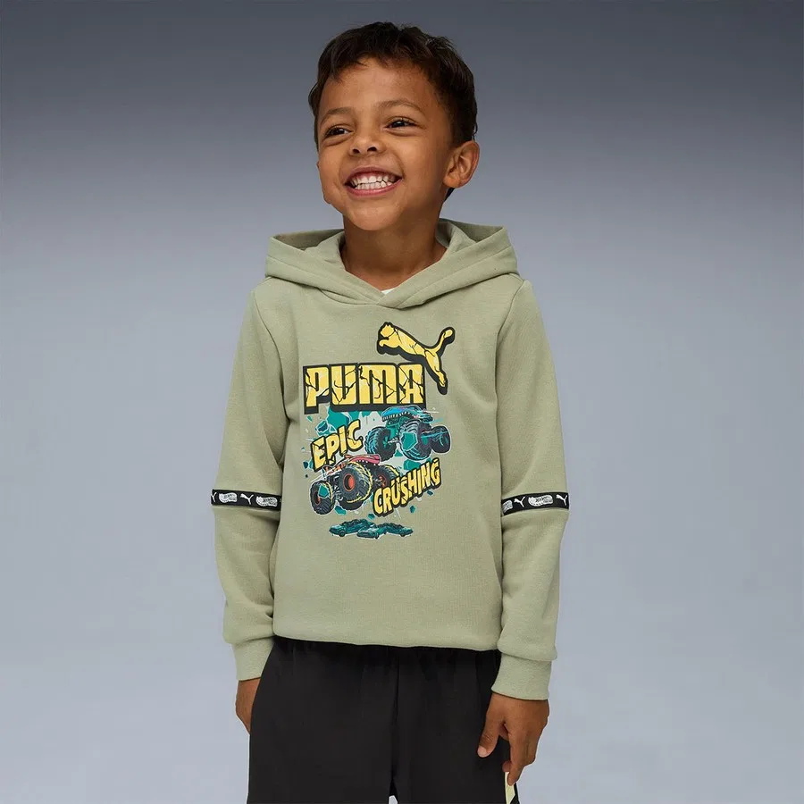 Детский худи с длинным рукавом Hot Wheels Puma, Синий
