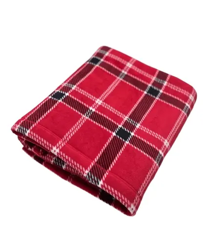 

Плед Maryplaid All Over Printed Fleece Double 250×210, красный
