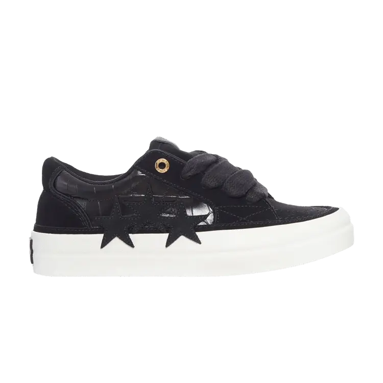 

Кроссовки Amiri Sunset Skate Low, Croc Debossed - Black