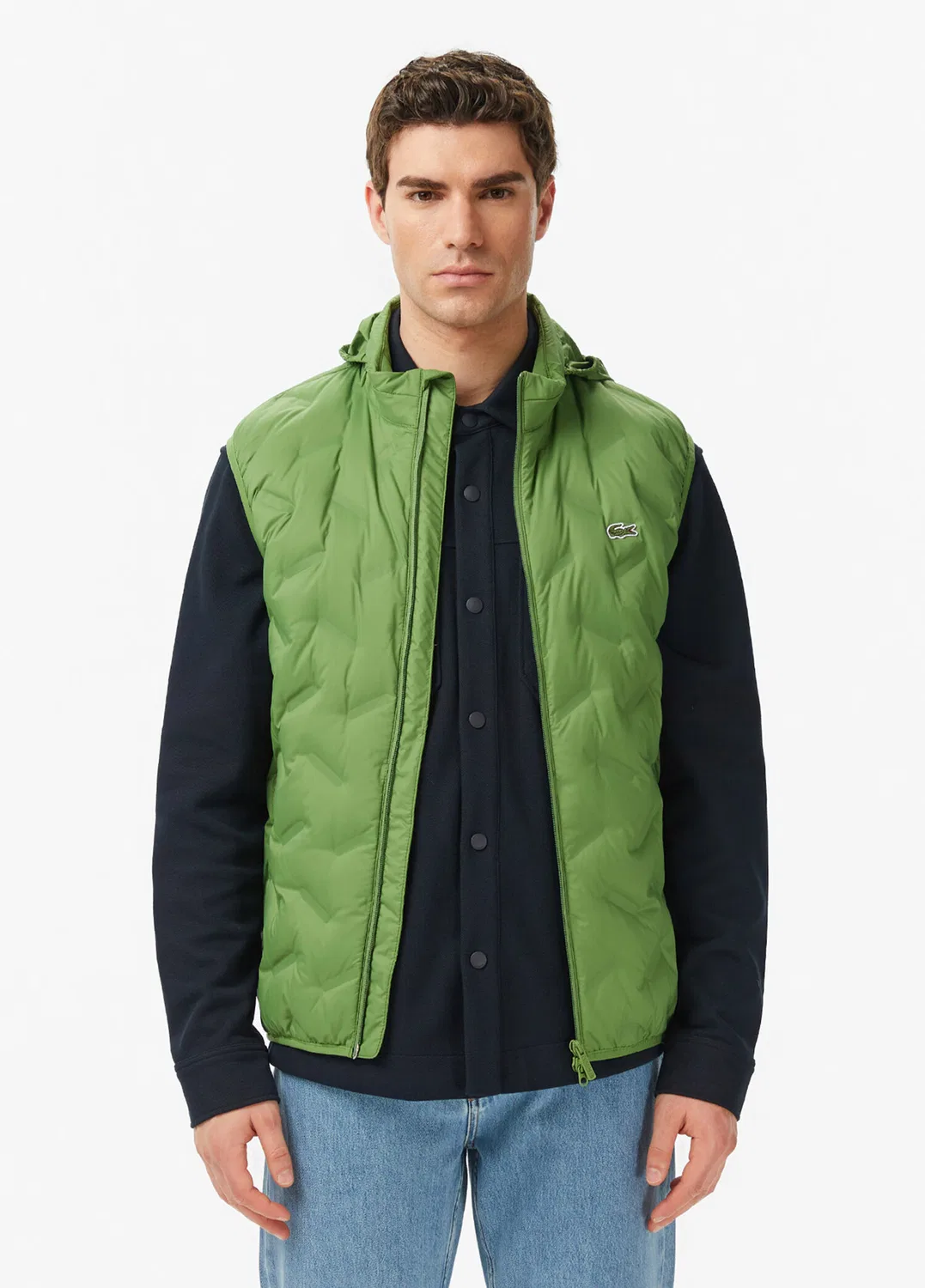 Жилет Lacoste, зеленый — фото 2