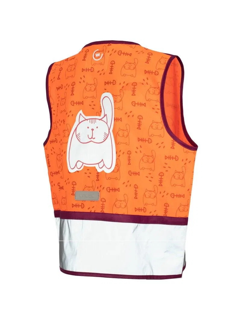 Детская куртка с принтом Zippy Jacket Wowow, Orange — фото 2