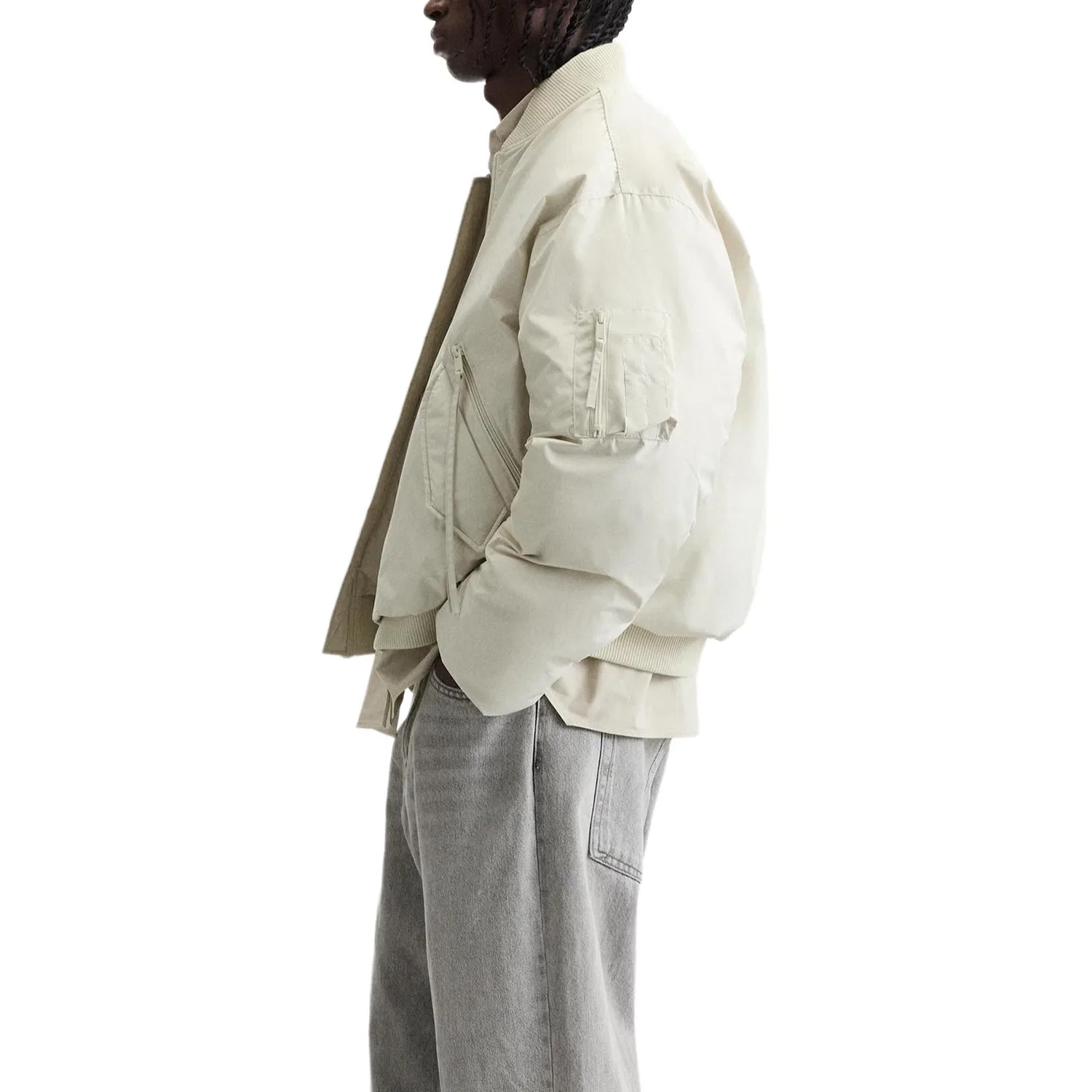 Мужская куртка Frosted White ZARA, Белый — фото 4