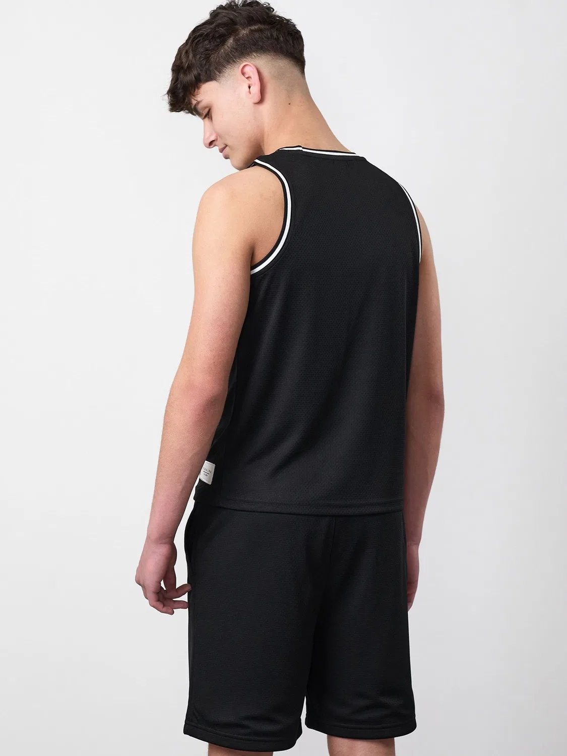 Майка Mesh Vest, Regular Fit, Brooklyn Gym King, черный — фото 2