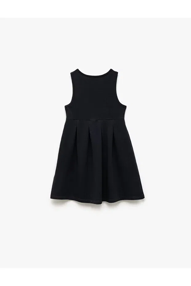 Детское платье для девочек хлопковое Koton, Navy Blue — фото 2