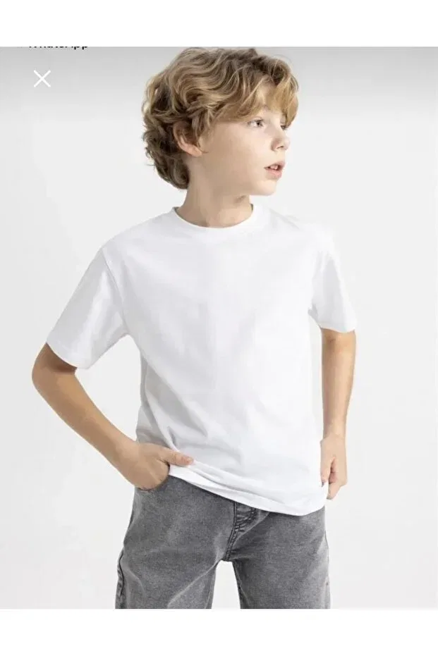 Детские футболки с принтом Playwear, White — фото 3