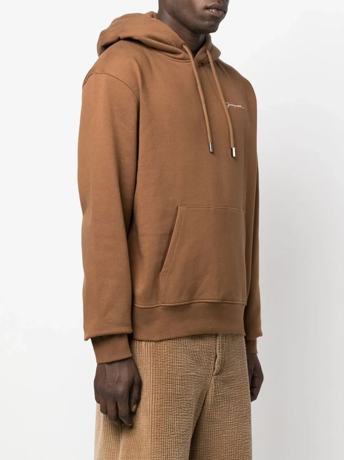 Jacquemus Худи Brodé коричневое — фото 2
