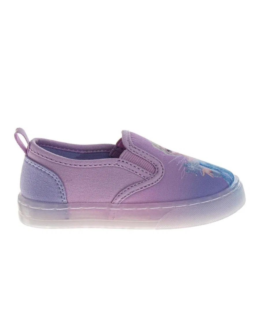 Кеды из канваса с принтом Elsa and Anna Disney, Pink Lilac — фото 2