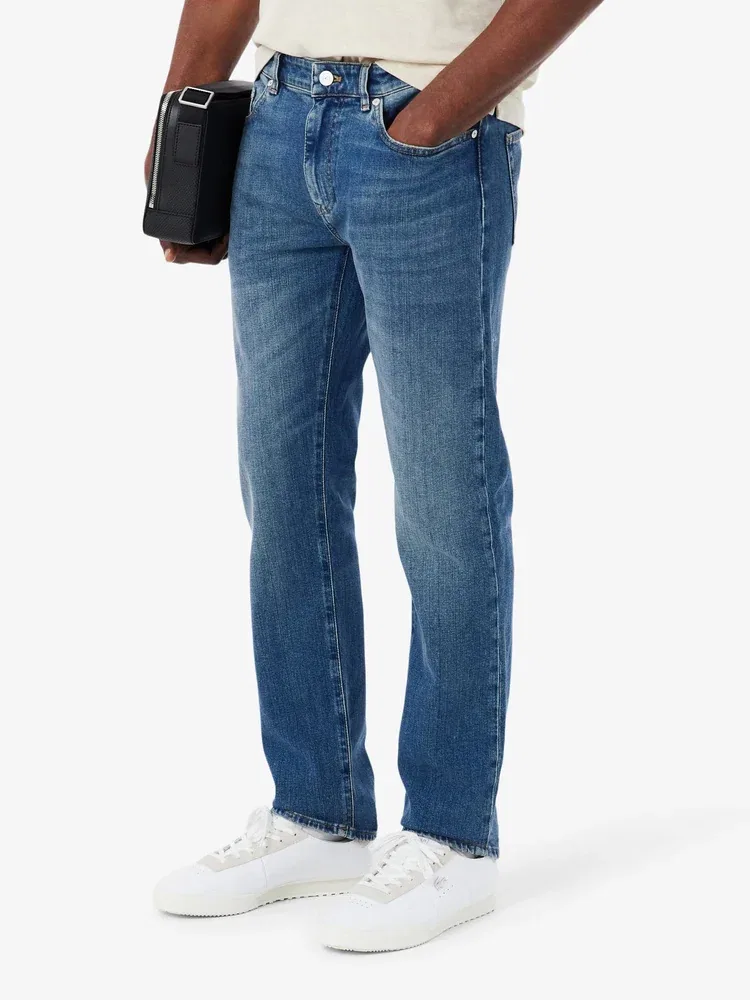 Джинсы Slim Fit LACOSTE, Navy — фото 2