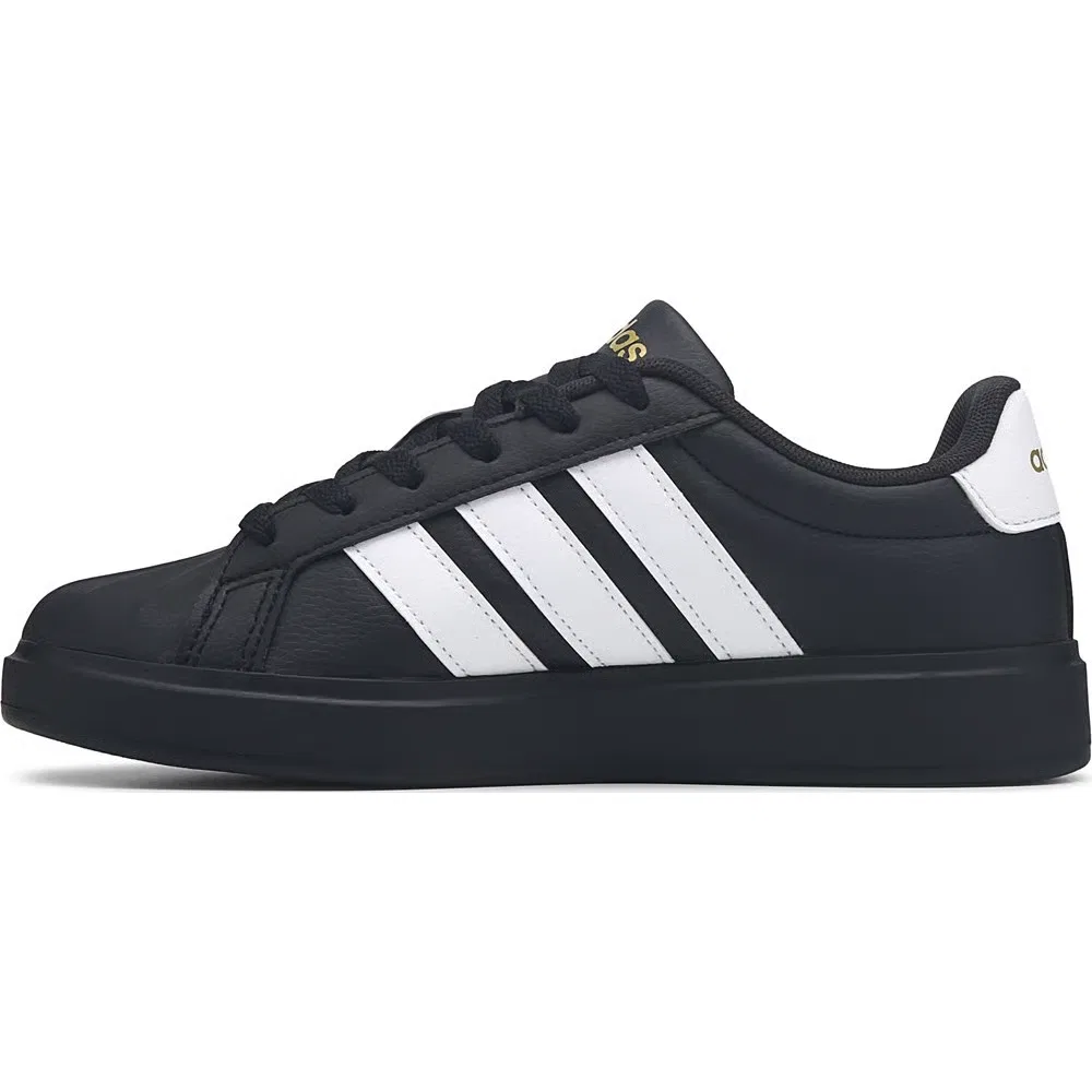 Детские кроссовки Streettalk Adidas, Black/Black/White — фото 3