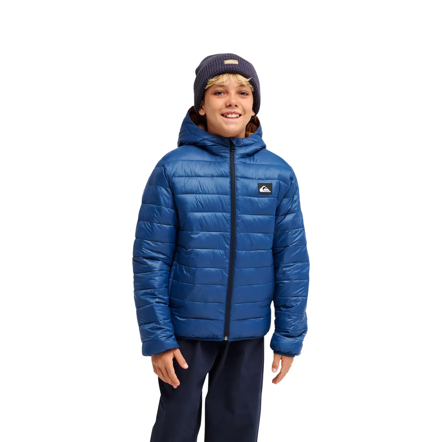 Детская куртка для мальчиков с утеплителем Scaly Reversible Quiksilver, Marrón — фото 3