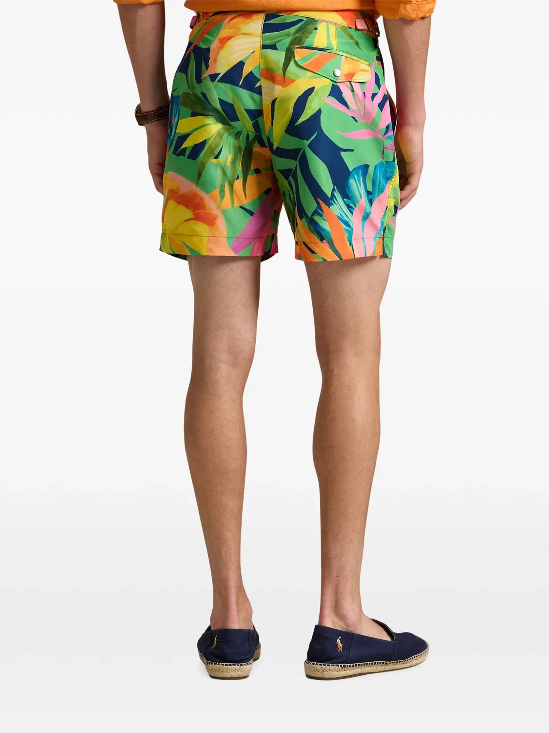 Плавки-шорты с принтом Tropical Polo Ralph Lauren, зеленый — фото 4