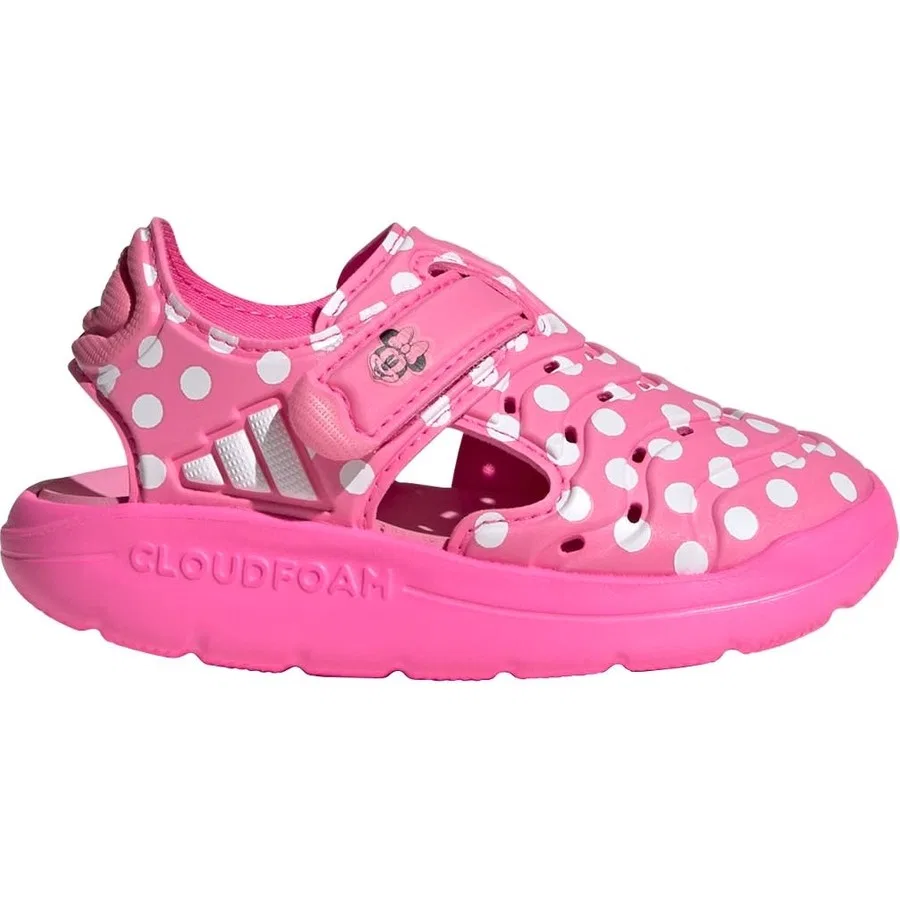 Детские сандалии с принтом Minnie Mouse adidas, Белый