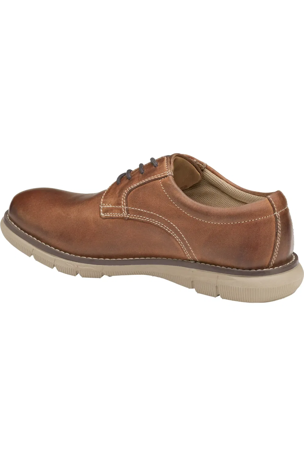 Детские туфли дерби на плоской подошве Holden Johnston & Murphy, Brown Oiled Full Gra — фото 2