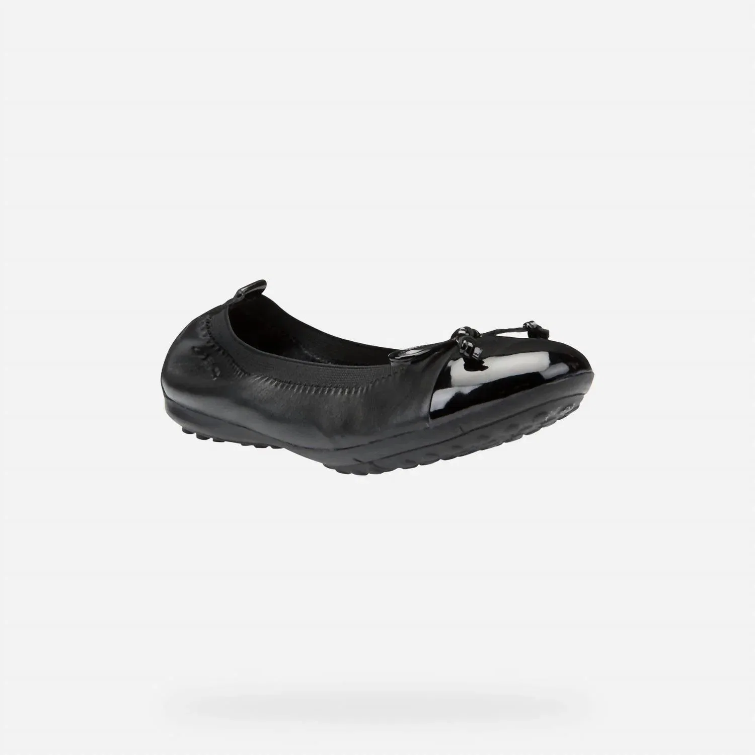 Детские балетки для девочек с бантом Piuma Ballet Flats Geox, черный — фото 3