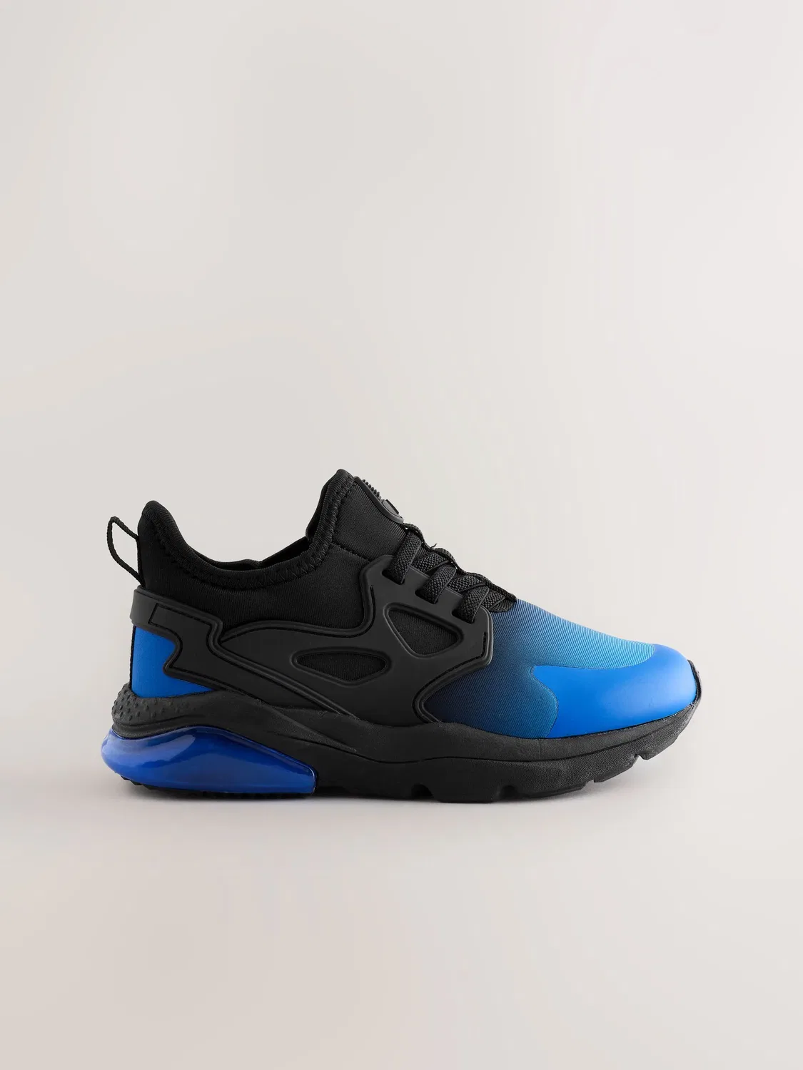 Кроссовки на эластичных шнурках Next, Black Blue Ombre — фото 4