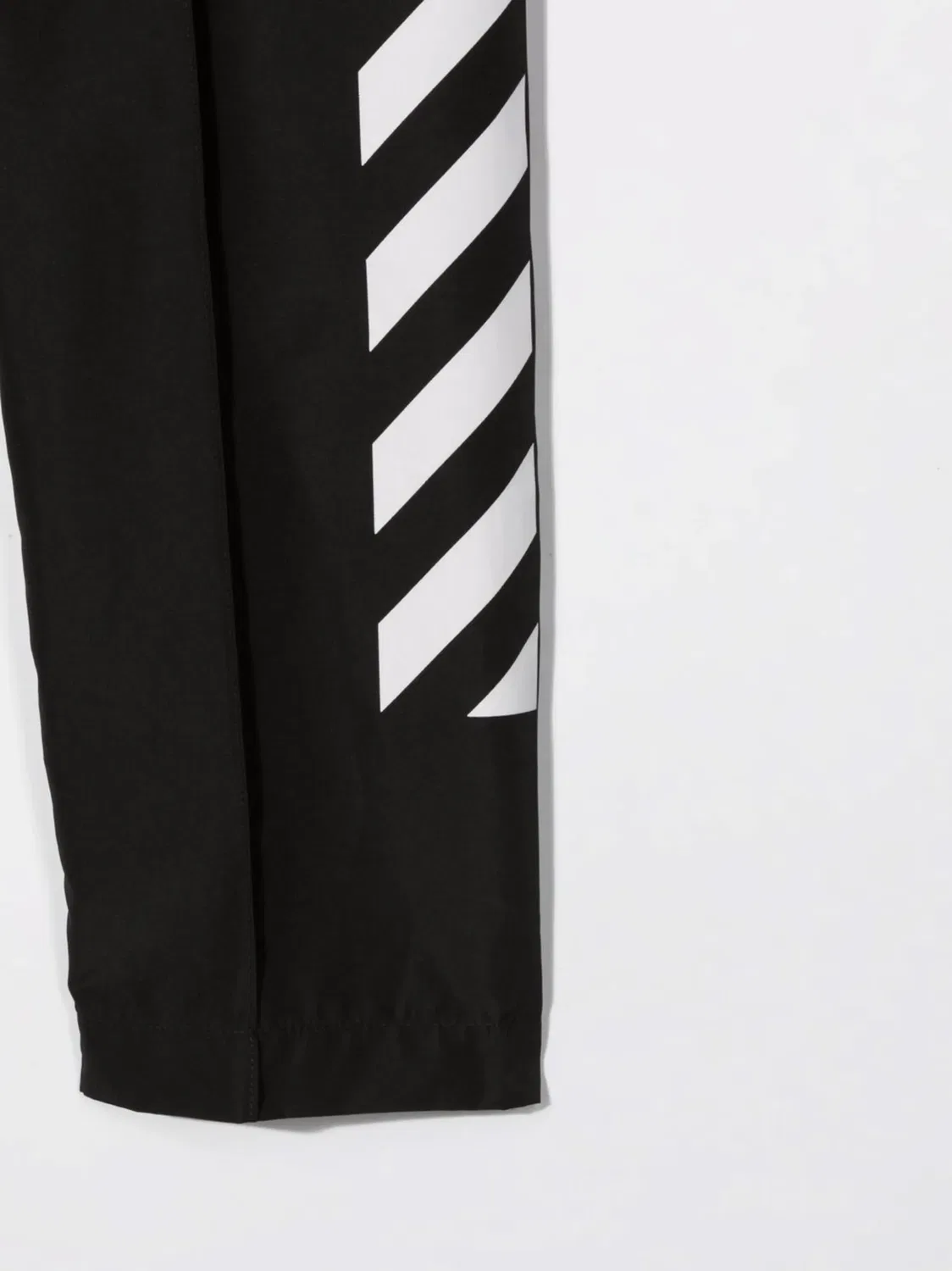 Брюки с диагональным принтом, черные OFF-WHITE, черный — фото 2