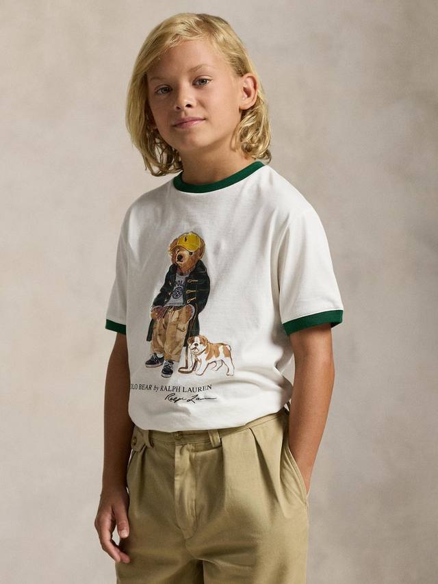 

Детская хлопковая поло футболка Ralph Lauren, Bear Nevis