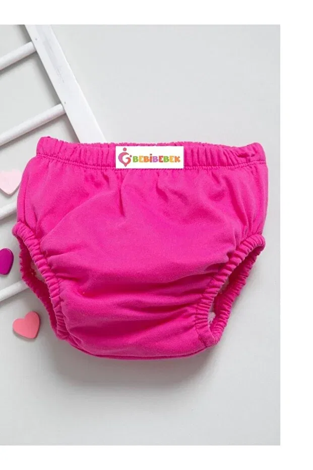 Детские трусики для девочек хлопковые Basics Bebelove, Fuchsia — фото 3