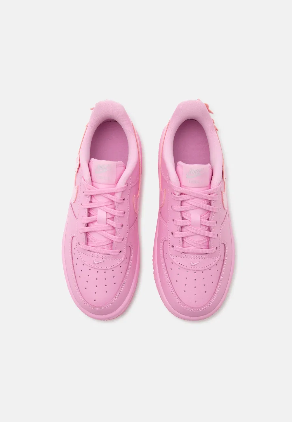 Force 1 ki floret lace унисекс - кроссовки Nike Sportswear, Pink Rise/Pink Foam/Metallic Silver-Coloured — фото 4