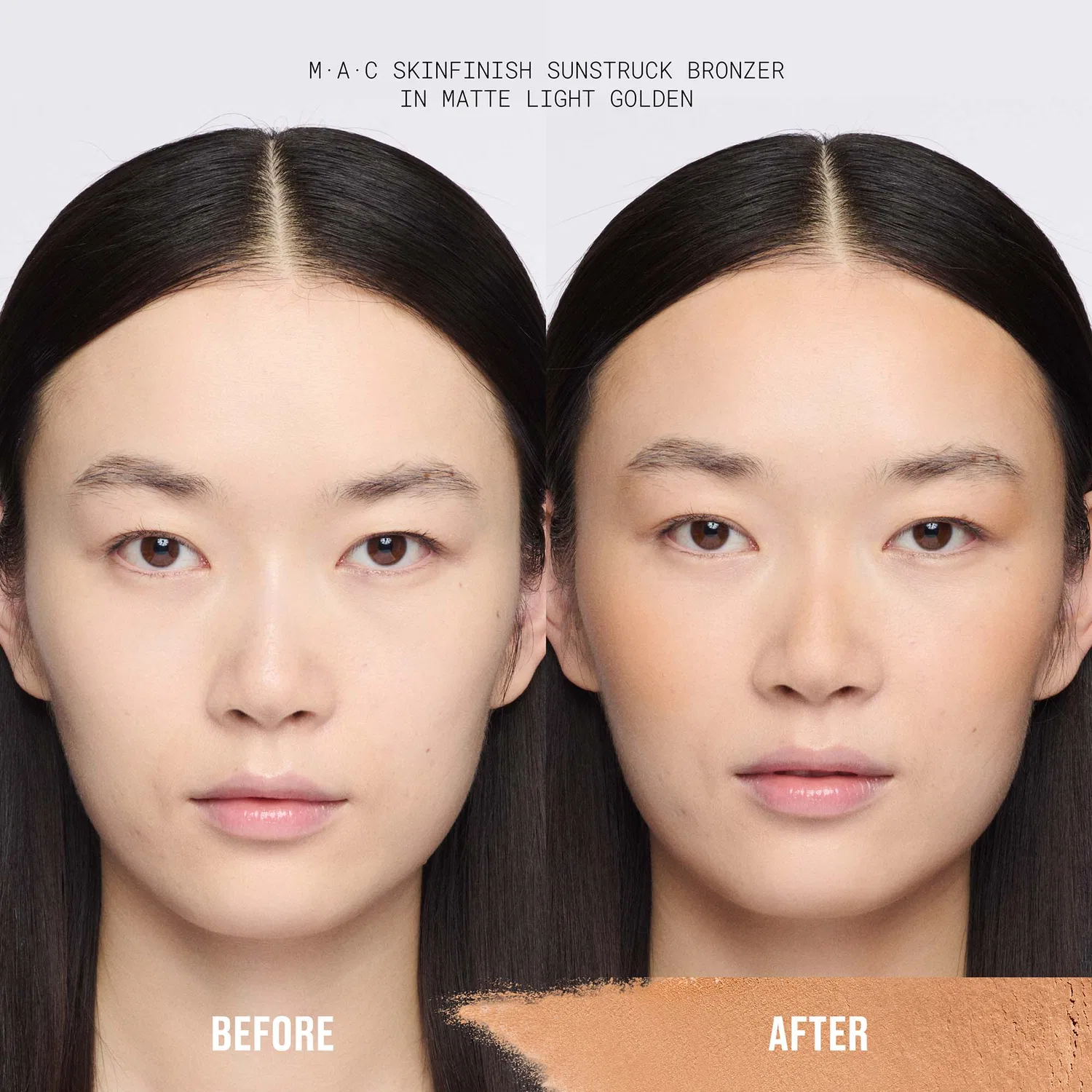 Бронзер матовый Skinfinish Sunstruck Matte Bronzer MAC, Light Golden — фото 4