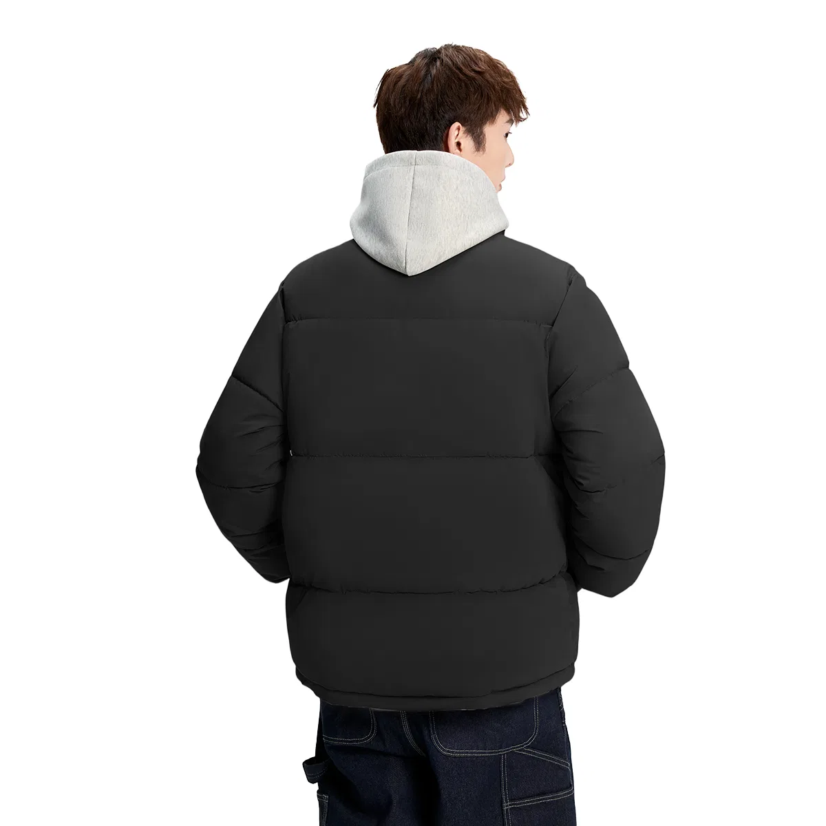 Детское пальто утепленное с принтом Tonlion, Light Blue — фото 4