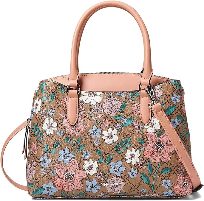 

Сумка Nine West Galla Dome, магнолия логотип цветочный