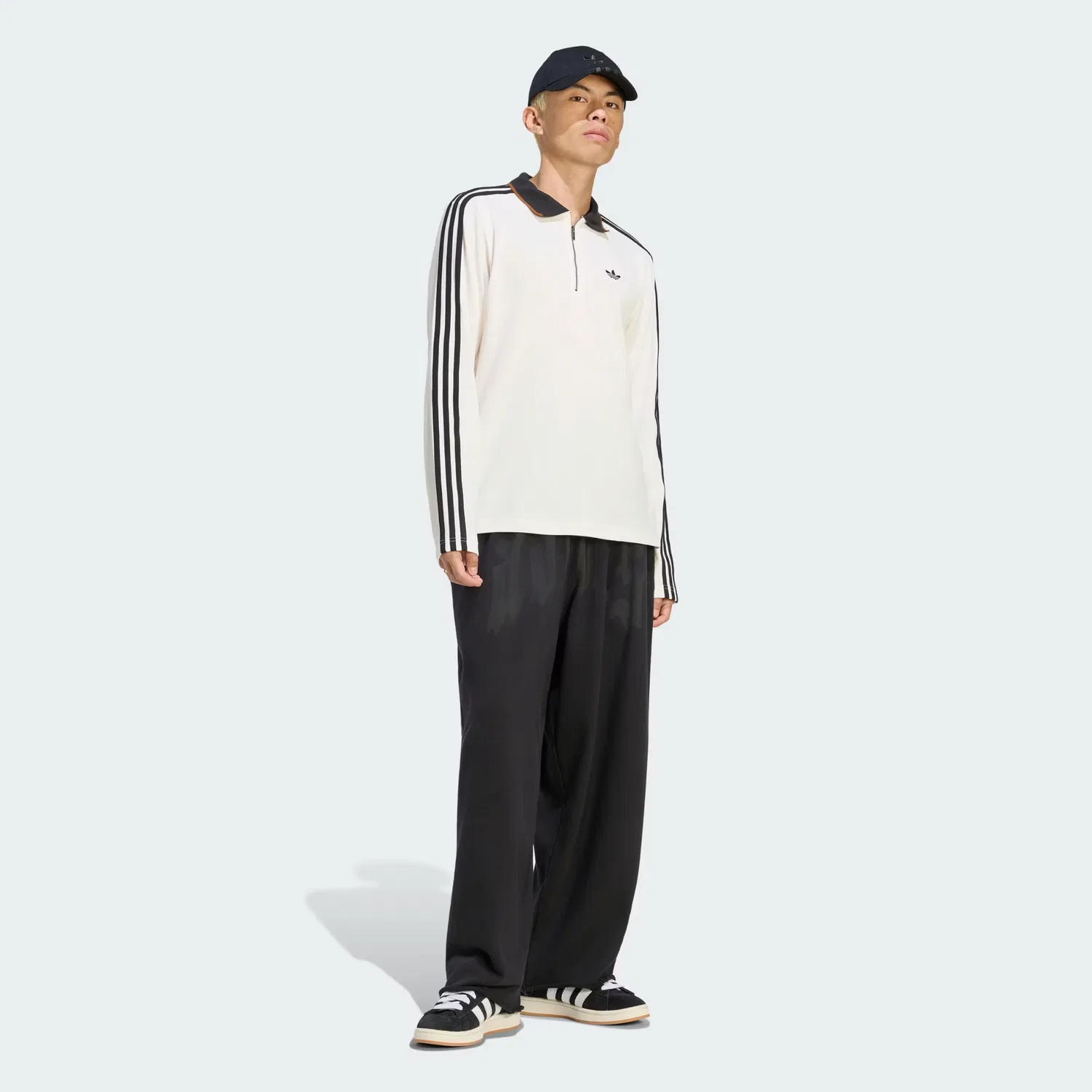 Мужские спортивные брюки свободного кроя Wide Leg Adidas Originals, черный — фото 2