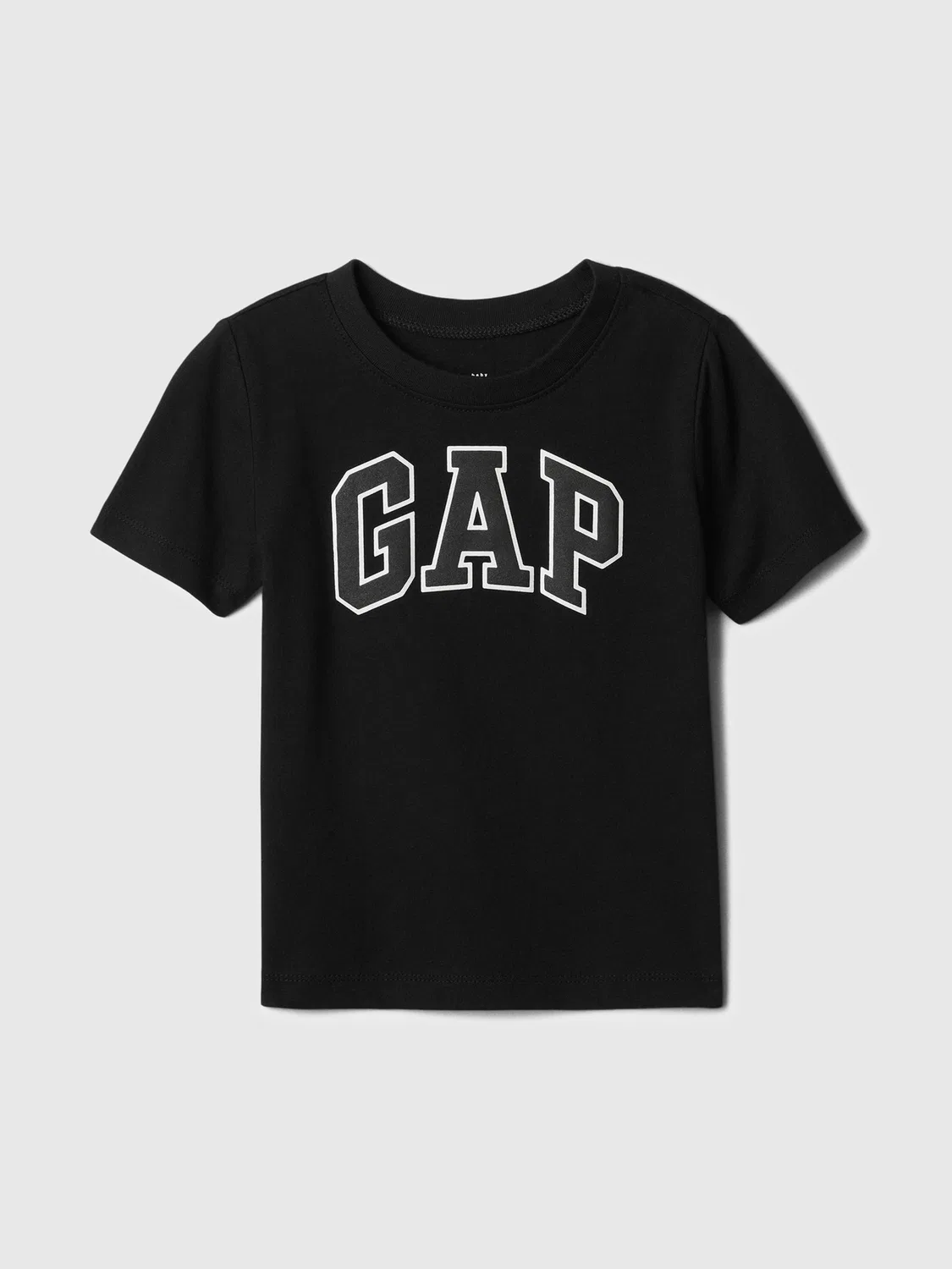 Футболка с коротким рукавом, логотип Gap, черный