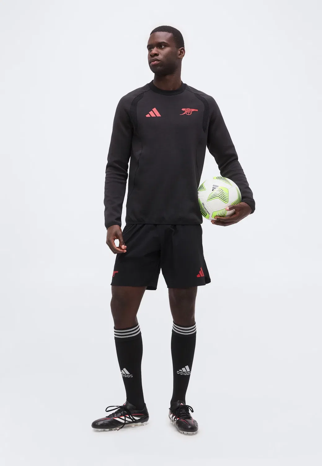 Шорты для путешествий Arsenal FC Tiro - клубная одежда Adidas Performance, Black — фото 2