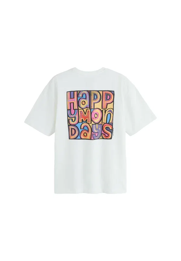 Футболка с принтом Print t-shirt Next белый — фото 2