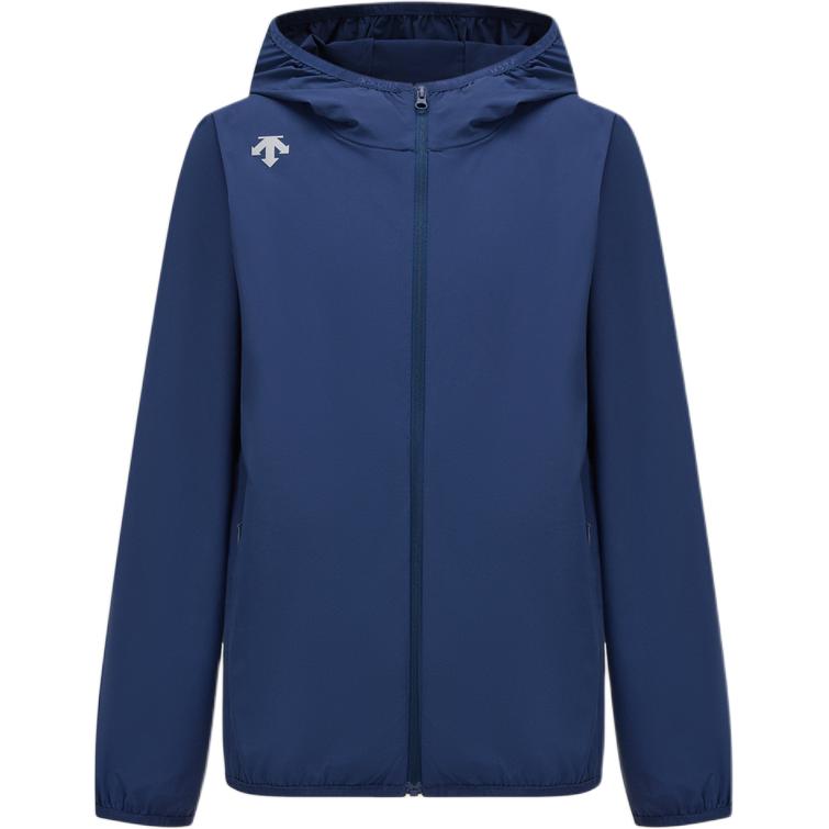 

Одежда для защиты от солнца, коллекция для бега, для подростков Descente, темно-синий