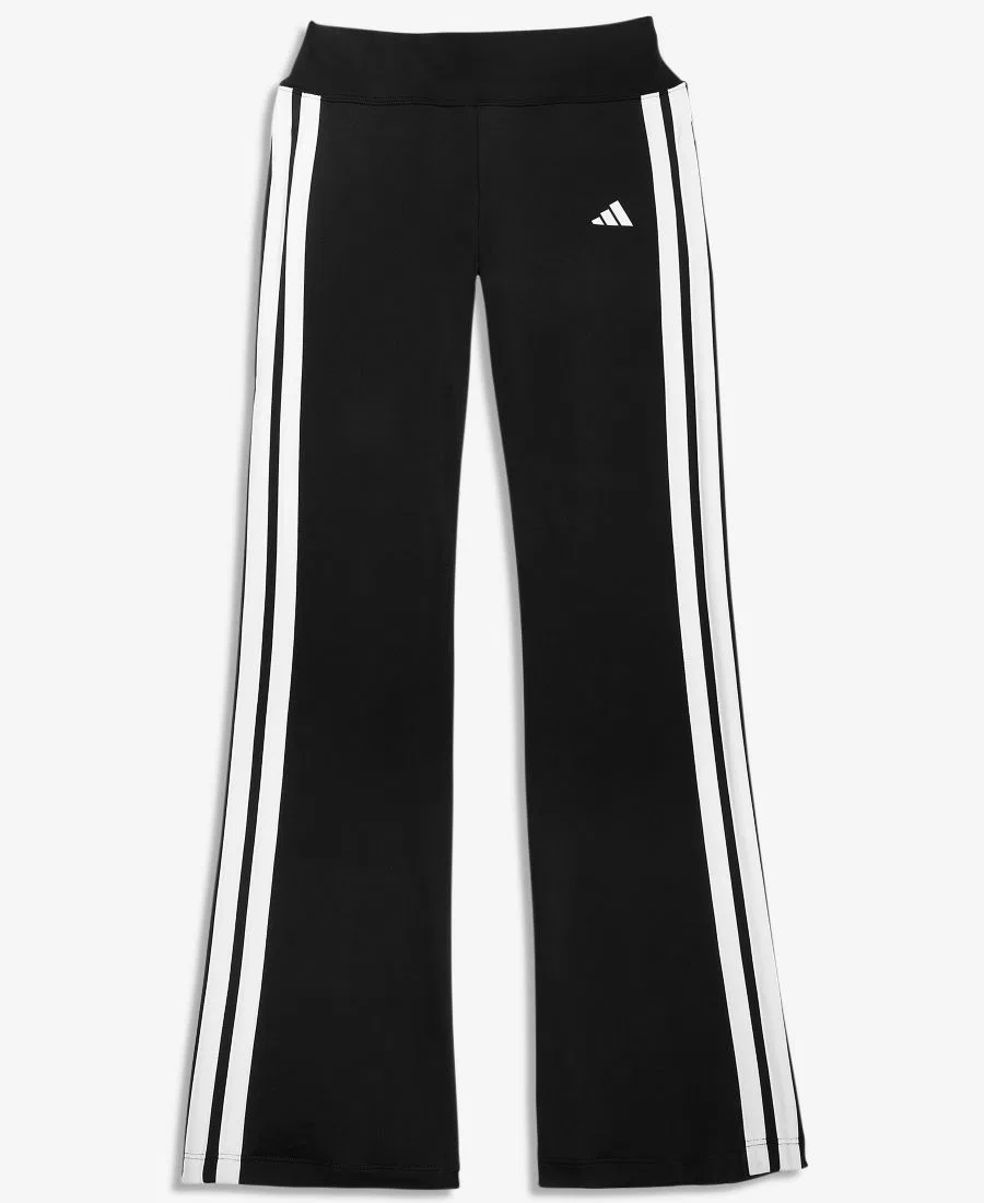Брюки-клеш с заниженной посадкой, с контрастными лампасами adidas, Black — фото 2